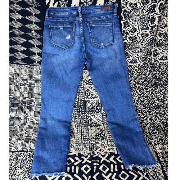 [BLANKNYC] Skinny Jeans Wm's 27 Blue Denim Distressed/Distructed - Picture 2 of 10